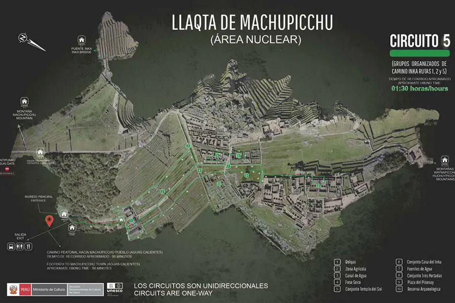 mejores circuitos de Machu Picchu