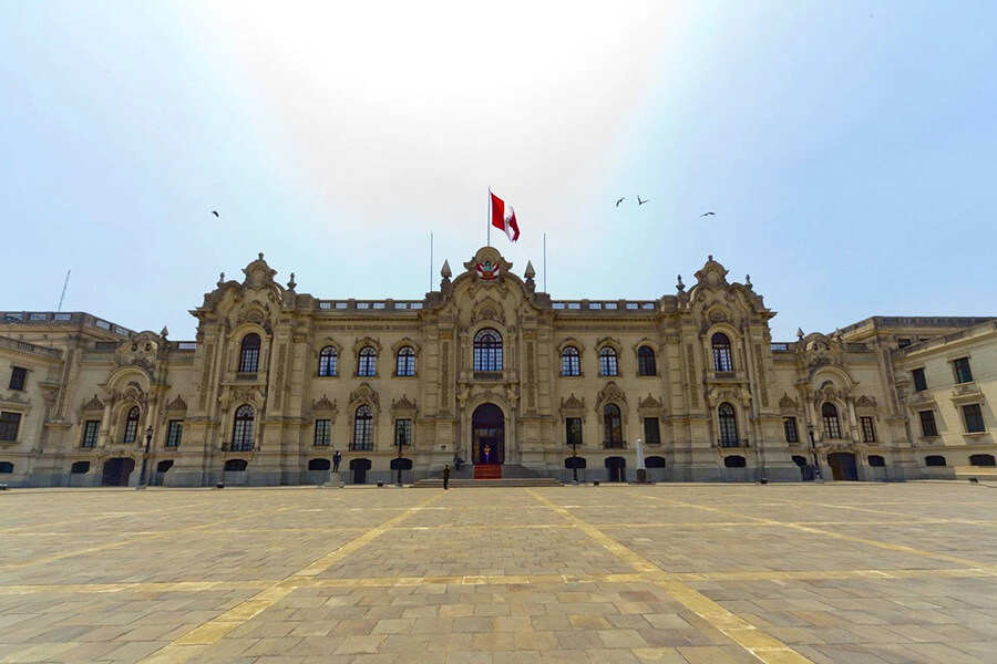 Palacio de gobierno, arquitectura de lima, plaza mayor