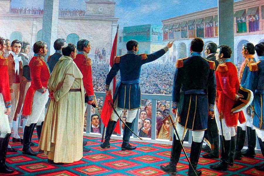 independencia del peru don jose de San martin 28 de julio