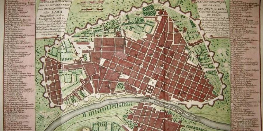 damero de pizarro lima plano de damero